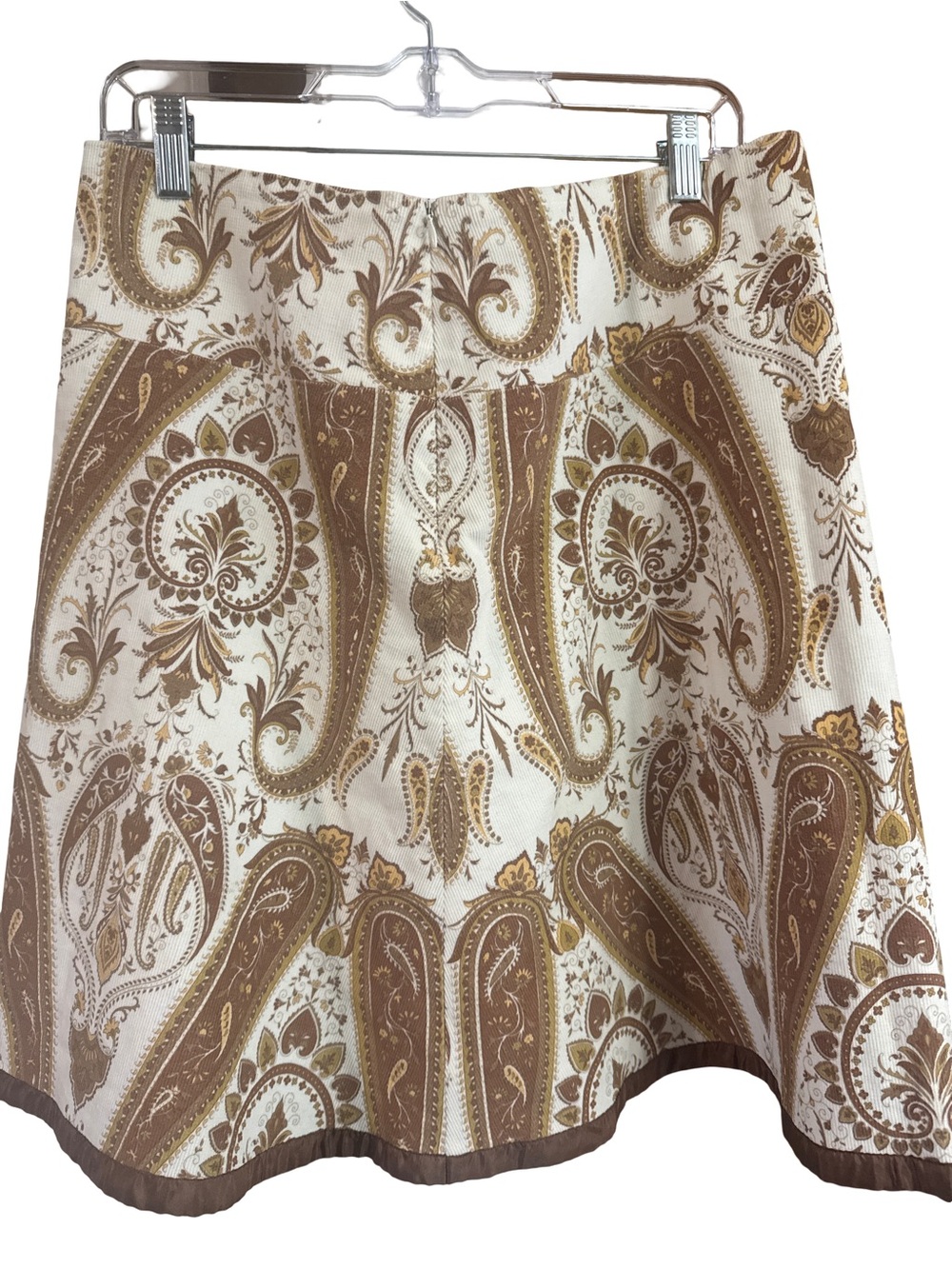 Sevier Skirts Ivory/Beige Pleated Midi Skirt
